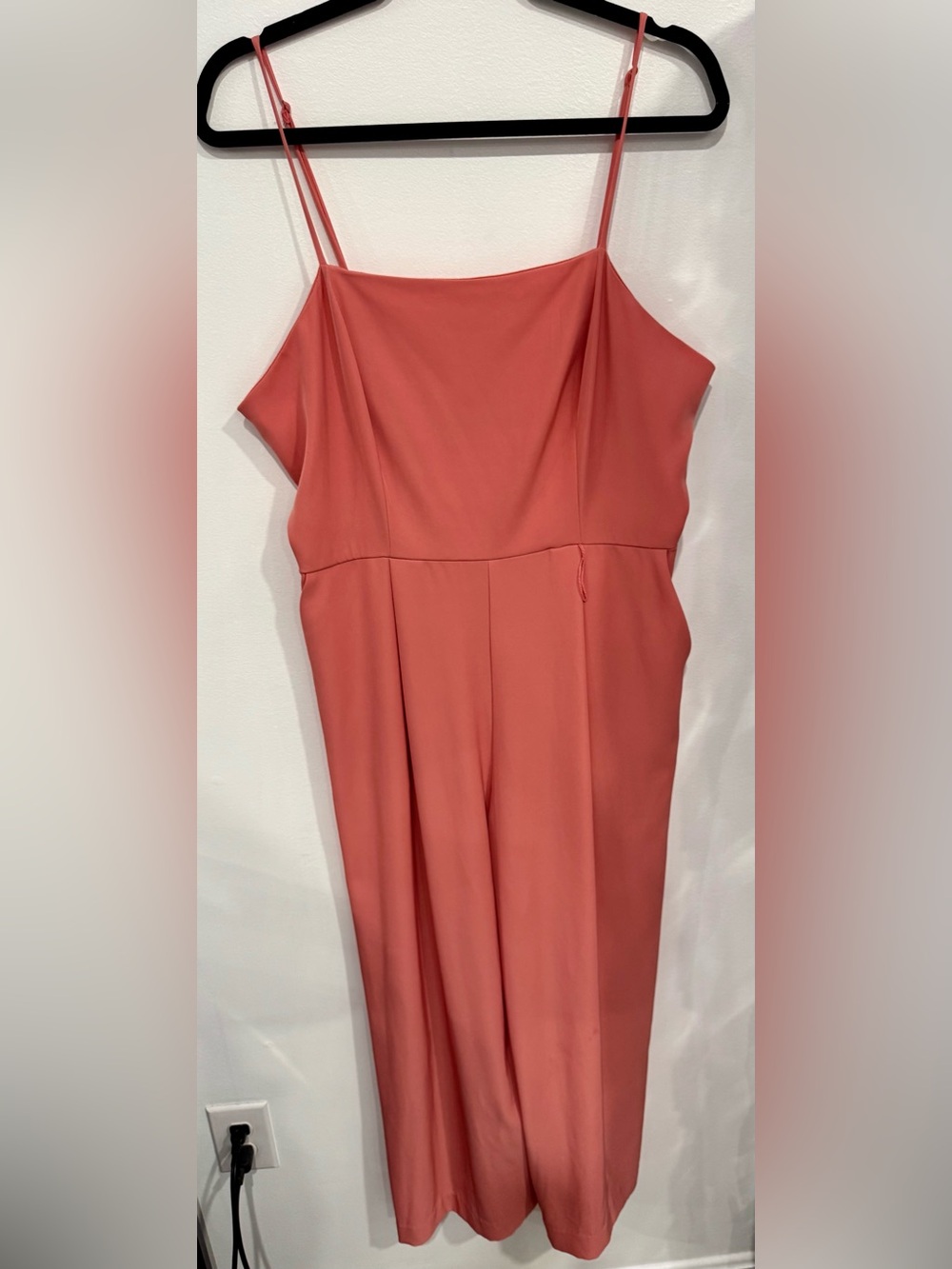 Nine West Coral Pink Sleeveless Jumpsuit